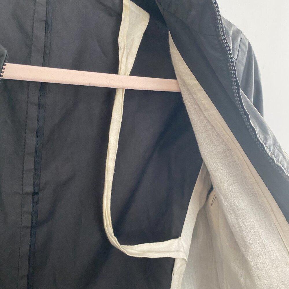 Theory Dark Grey Zip-Up Jacket Sz XS - Picture 5 of 7